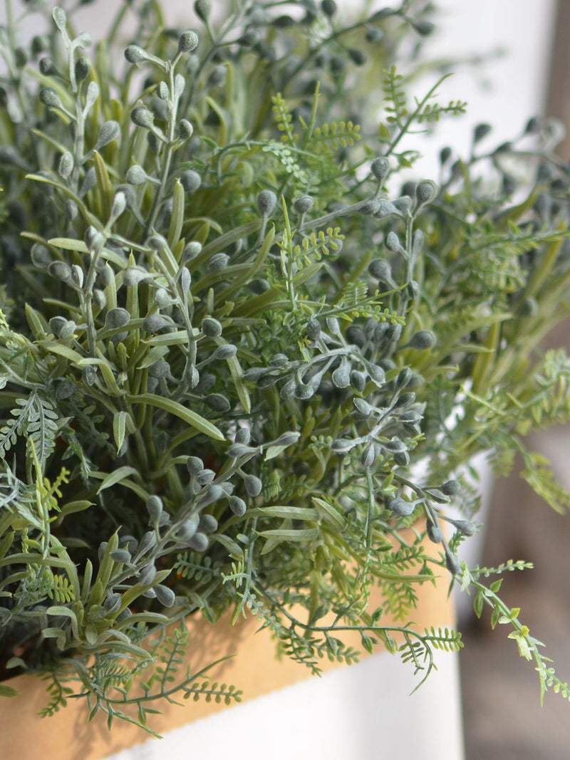 1 bundle Vintage Sage Green Ferns, Artificial Small Seeded Ferns, Sage Green Greenery, Green Home Decor faux plants