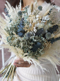 Wedding bouquet Dried Bridal bouquet/Dry Flower Wedding, Rustic Boho Brides,Bridesmaid bouquet,Dried bouquet home decor wedding flower
