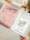 Birth Flower Scarf Birthday Gifts Women Unique Christmas Gifts Birth Month Flower Scarf Shawl for Mom Girlfriend Grandma Wife Wedding Favors birthday flower