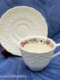 Vintage Spode Canadian Provincial Flower Teacup and Saucer. Copeland England. @BendisColelctibles flower spore