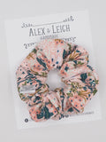 Pink floral Scrunchies - Rifle Paper Co. floral - fabric scrunchies - floral hair ties - hair accessories FLOWER DELIVERY