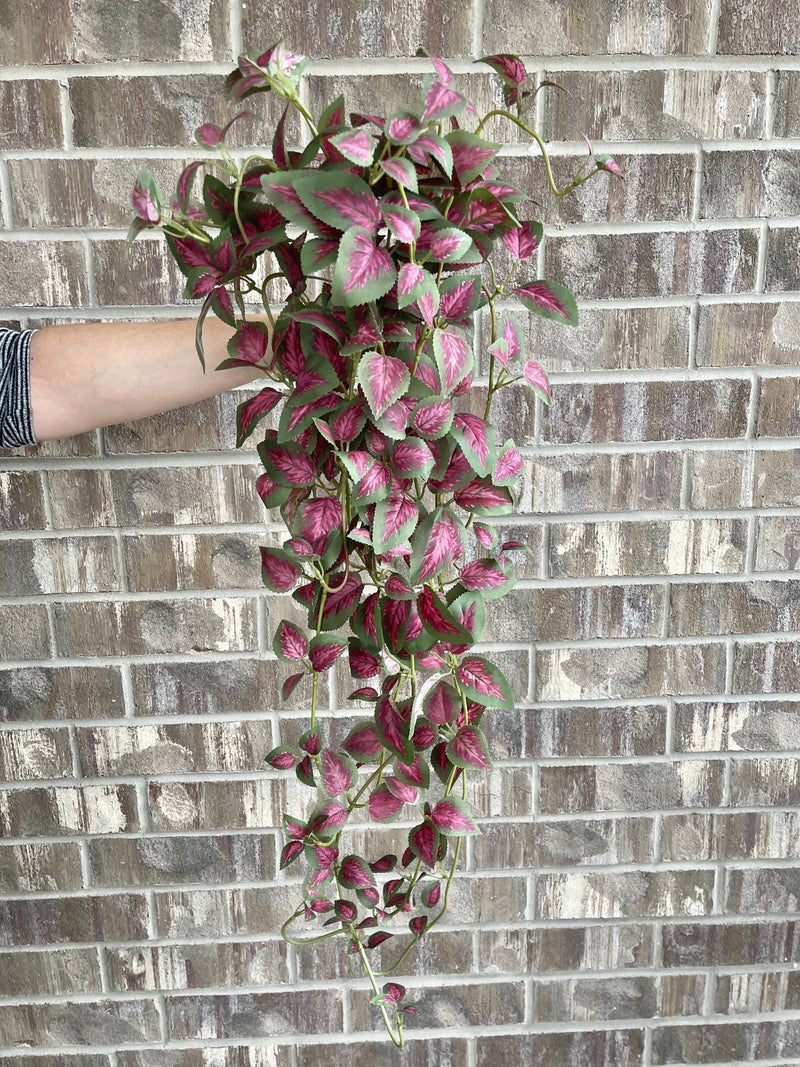 34" Faux Hanging Plant - Artificial Greenery faux plants