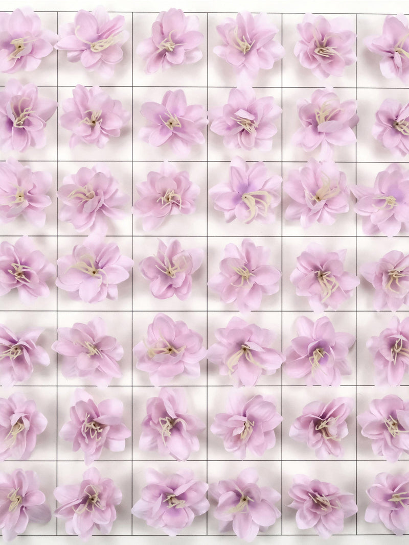 2-500P 1.7'' Light Purple Small Daffodil - Artificial Silk Flower Head / Bulk  Tiny Flower Wholesale Mini Lily Head DIY Hanging Floral Decor silk flower