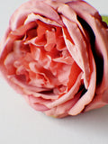 Antique Red Rose stem, Silk Artificial Flowers DIY wedding flowers Floral stems, Flower Bunch, Home Accents, Center Piece, Wedding Flowers silk flower