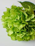 30" Hydrangea stem, Bright Green Silk Artificial Flowers, DIY wedding flowers, flower crown flowers, wreath making bouquet making silk flower