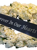 Custom Memorial Funeral Sash Ribbon for Wreaths sympathy flower