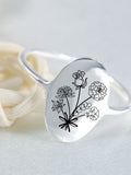 Multiple Birth Flower Ring, Bouquet Ring, Personalized Family Flowers Ring, Floral Rings, Birthflowers Ring for Mom, Mother's Day Gift birthday flower