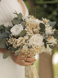 Ivory Green Wedding Bridal Bouquet Set wedding flower