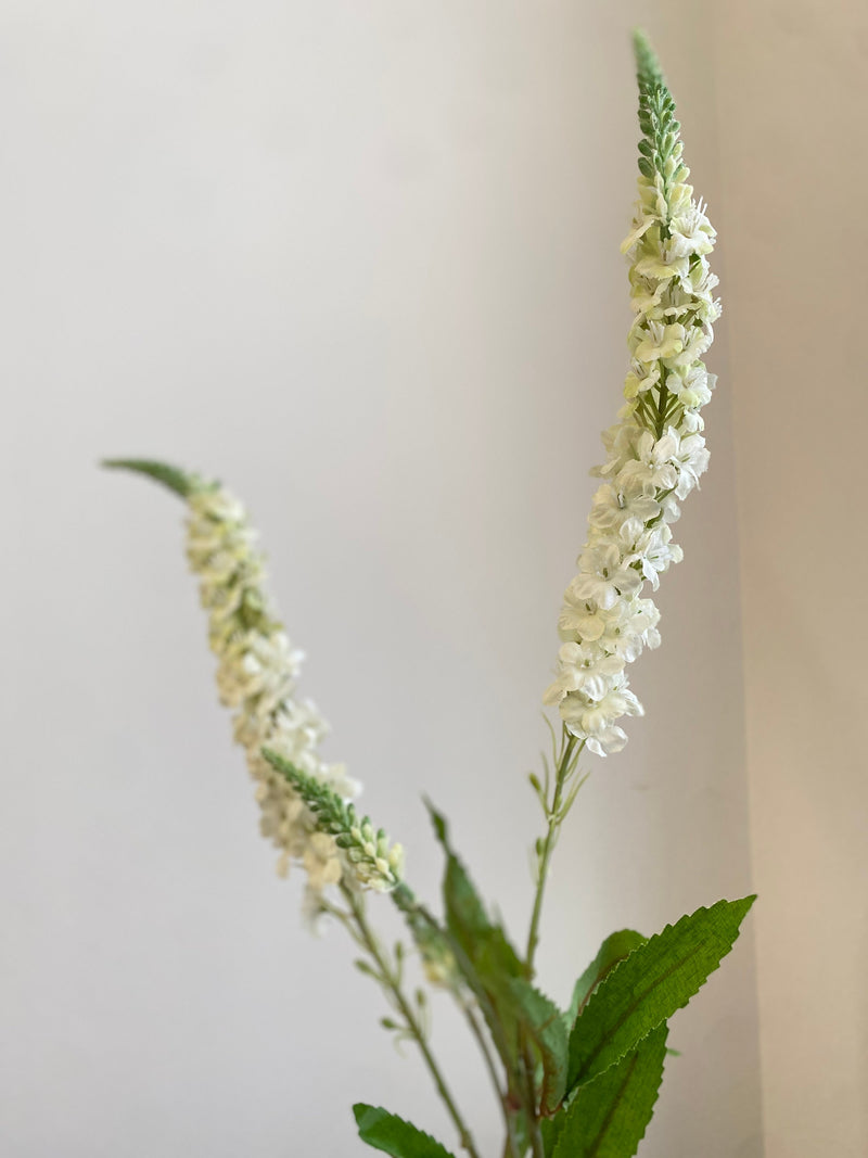 Faux Cream White Veronica Stem - Artificial Flower / Wedding / Bridal Bouquet / DIY Arrangement / Centerpiece / Home Decor / Event / Gifts faux plants