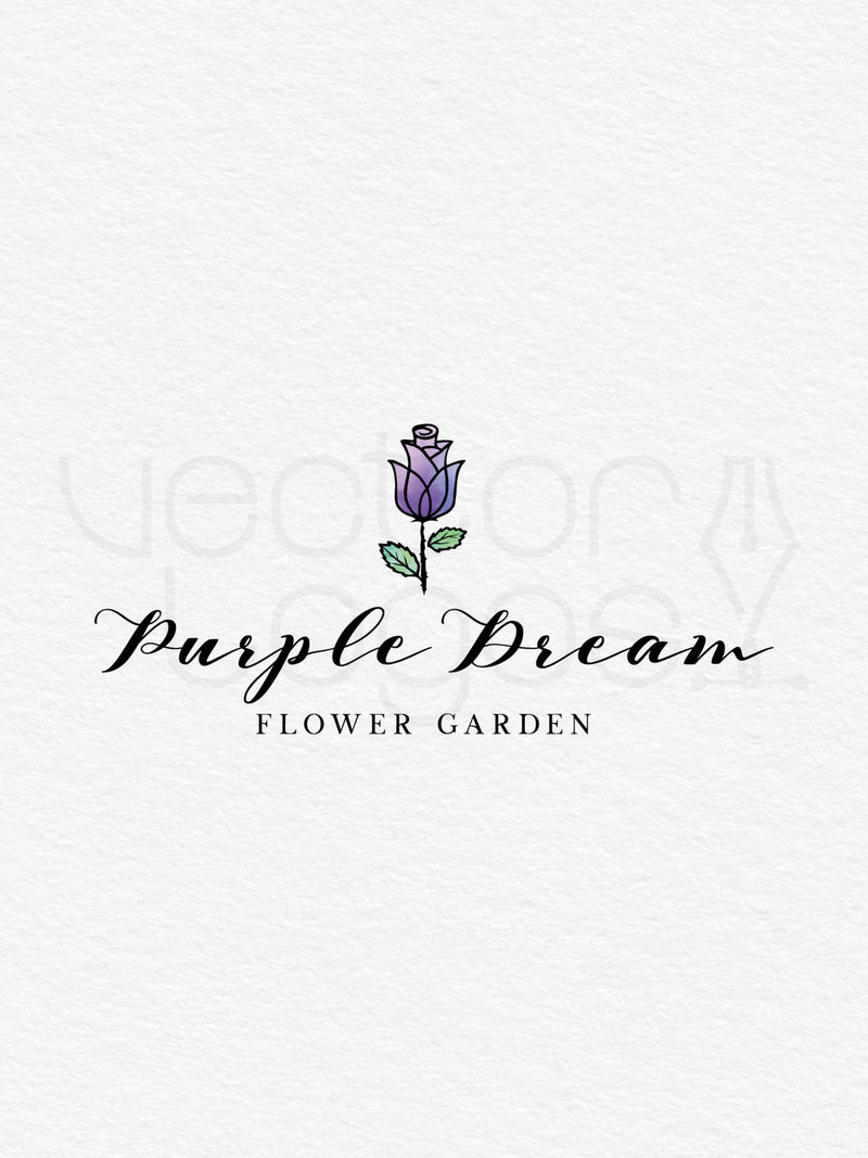 Cosmetic logo + customization, flower shop logo, flower logo, flower garden logo, hothouse logo, floral logo, photography logo, wedding logo FLOWER DELIVERY