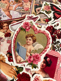 Love stickers. Pretty romantic stickers with cherubs, flowers and lots more Love Romance Flower