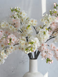 31.5" Cream/Blush Pink Artificial Cherry Blossom Branch With Buds, Faux Spring Flowers, Centerpiece | Floral |Wedding/Home Decoration |Gifts faux plants
