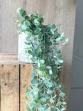 Artificial Trailing Gunni Eucalyptus - 95cm - Pale Green With or Without Pot faux plants