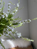 Faux Sage Plant Stem / High Quality Artificial Flower / Centerpiece / Floral / DIY / Wedding / Home Decoration / Gifts / White faux plants