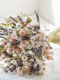 Lavender & Daisies Dried Flower Wedding Bouquet wedding flower