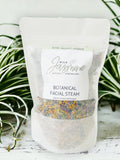 Refill BOTANICAL FACIAL STEAM - Open Pores, Detox, Hydrate, home spa- Calendula, Chamomile, Rose, Lavender, Organic. Zero Waste Self Care flower spore