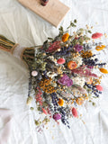 Everlight Bloom Bouquet, Golden Whisper Dried Flowers, Bridal Sets wedding flower