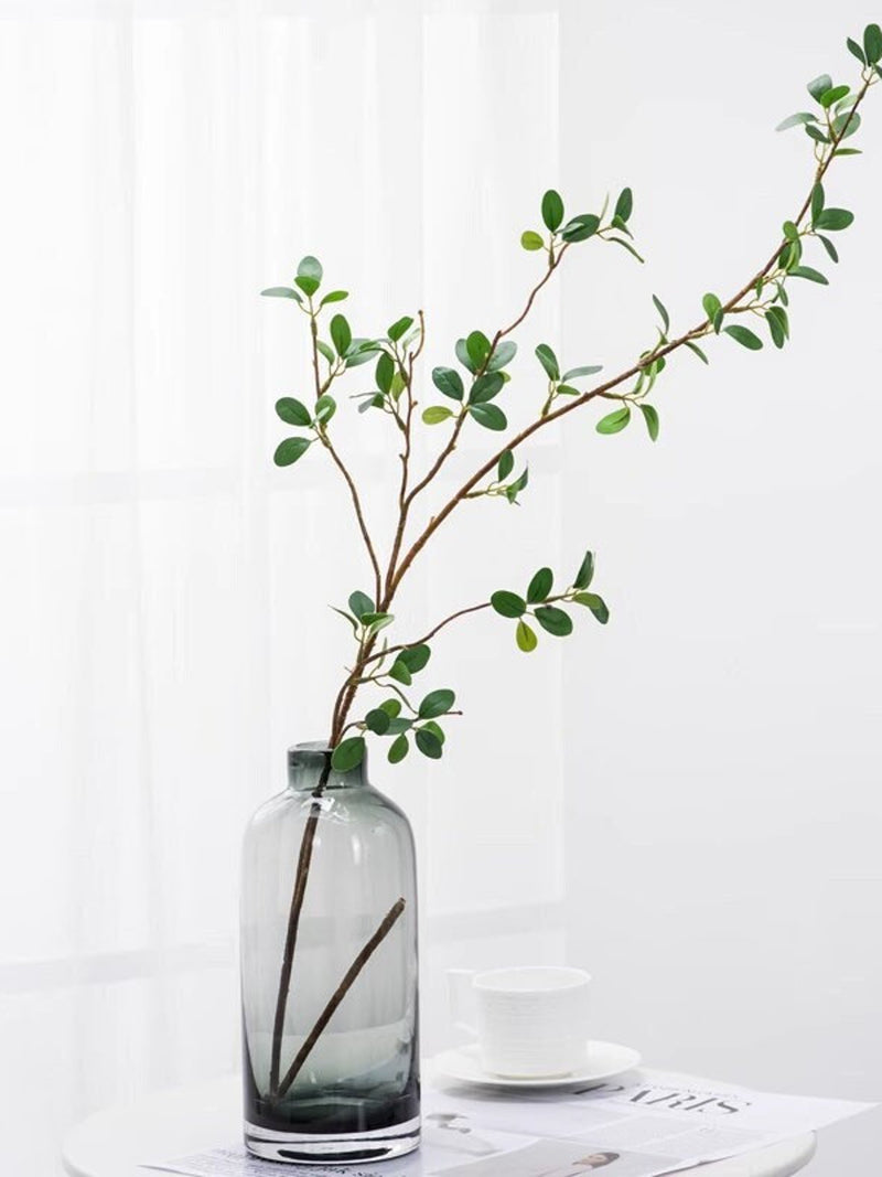 40" Real Touch Faux Aglaia Odorata Tree Branch Stem | High Quality Artificial Plant | Faux Decorative Leaf Stem /Home Decoration | Gifts faux plants