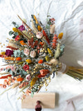 Terracotta Bouquet l Dried Flowers Bouquet l Terracotta Color Wedding Bouquet l Gift For Her Bouquet