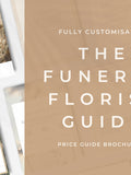 Funeral Florist Pricing Guide Template | Canva Sympathy Flowers Price List | 10 Page Editable Brochure | Instant Download sympathy flower