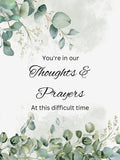 Watercolor Flowers Sympathy Card: Condolences E-Card (Digital Download) sympathy flower