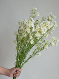 31.5" Real Touch Artificial Blossom Branch With Buds, Tiny Flowers, DIY Floral, Wedding/Home/Holiday Decorations | Mom Gifts for Her silk flower