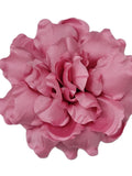 M&S Schmalberg 4.5" Pink Gardenia Flower Millinery Fabric Flowers Brooch Pin silk flower
