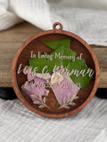 Funeral Flower Keepsake Ornament: Memorial Dried Flower Display sympathy flower