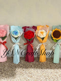 Handmade flowers bouquet, crochet flower bouquet, bouquet for friend, christmas,valentine's day and MotherÕs Day Bouquet