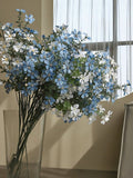 Realistic Wildflowers, Blue Realistic Flowers, Floral Home Decor, Kitchen Decor, DIY Wedding Bouquet Centerpiece, Vase Filler faux plants