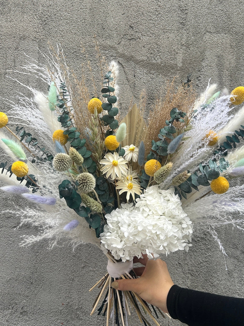 Bridal Bouquet - April | Wedding bouquet | Boho wedding | Dried flower bouquet_Rustic_Decor_Dried Flowers_Vintage_Nature Inspired_Handmade_ Bouquet