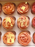 New Home Cupcake Toppers: Glitter Housewarming Party Decorations house warming flower