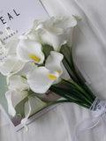 10 Stems Real Touch Calla Lilies,Faux Flowers,Wedding Home Decorations,DIY Florals Bouquets,Calla Lily,Realistic Faux Calla Lily Stems wedding flower