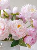 1 bunch (7pcs) of  Silk Peony Bouquets in 7 colors , Artificial Flowers silk flower