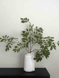 Faux Wisteria Leaf Branch, Artificial Branch, Green Leaf Branch, Artificial Leaves, Faux Foliage, Greenery, Artificial Plant, Home Decor, UK faux plants