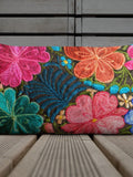 Flowery Print Pillow, NOT Embroidery, Accent Pillows, Decorative Pillows, Splash Of Color, She-Shed Decor, Fiesta Decor, Bright Floral FLOWER DELIVERY