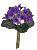 Violets Artificial Fabric Flowers Bouquet 20 cm silk flower
