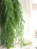 Miniature landscape wall tactile pine needles artificial flowers leaves vines indoor green plant wall faux plants