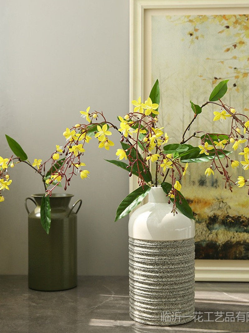 28.4"  Silk Jasmine Artificial Faux Flower in 4 Colors , Home Decor Flower For Bouquet_ Wedding _Party silk flower