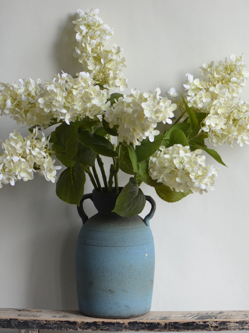 27.5" Real Touch Cream Hydrangea Branch, Realistic Ivory Faux Lilac Flowers | DIY Floral Supply | Wedding/Home/Kitchen Decoration | Gifts FLOWER DELIVERY
