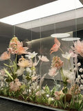 Giant Flowers for Elegant Backdrop Wedding Event Decor 23OGF32 silk flower