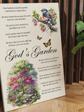 God's Garden Sympathy Poem Print: Bereavement Gift For Grief Card (Digital Download) sympathy flower