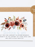 Floral Sympathy Card: Thinking of You (Digital Download) sympathy flower