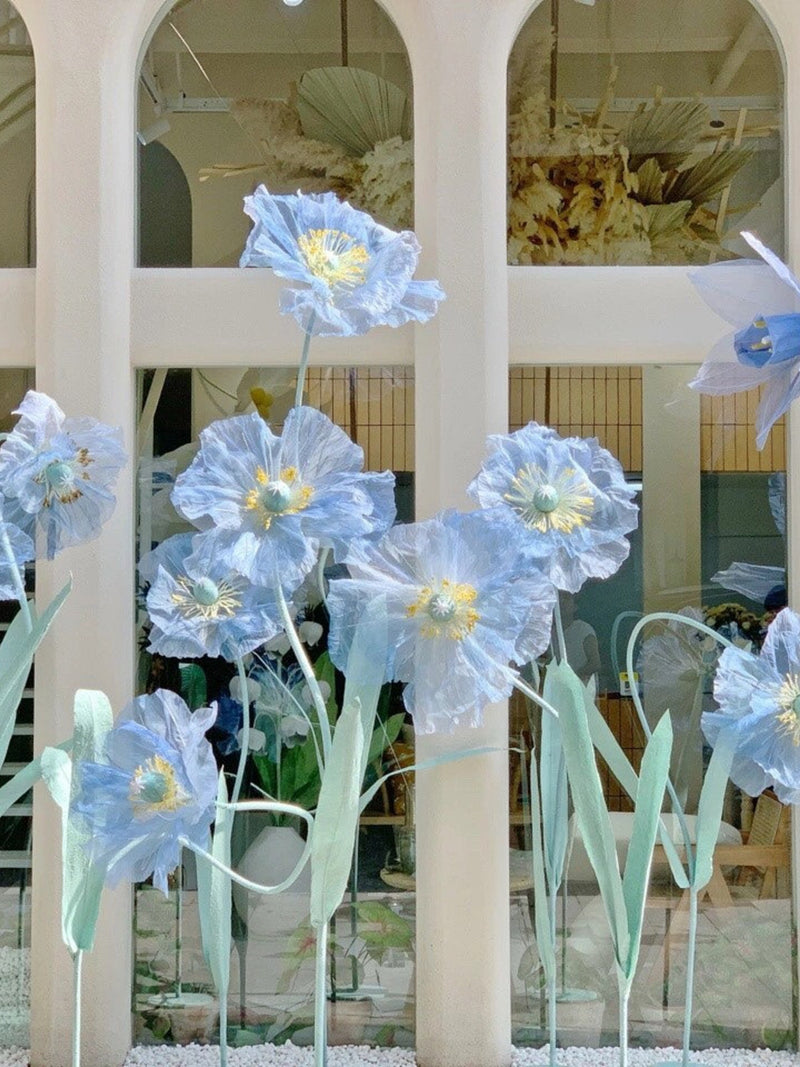 Giant Flowers for Elegant Backdrop Wedding Event Decor 23OGF33 silk flower