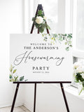 Greenery Housewarming Party Welcome Sign, Housewarming Welcome Sign Template, Housewarming Sign, Templett, #B32 house warming flower