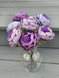 Custom Song Lyric Peonies. CHOOSE YOUR SONG! Or Vows. First Anniversary, Gift For Mom, Birthday, Mother's Day. ANNIVERSARY