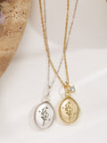 Wild Flowers Locket Necklace ¥ Birth Flower Necklace ¥ Message Locket ¥ Personalized Photo Locket ¥ Keepsake Locket ¥ Engraved Locket ANNIVERSARY