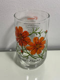 Dominion Glass October Flower of the Month Drink Glass flower spore