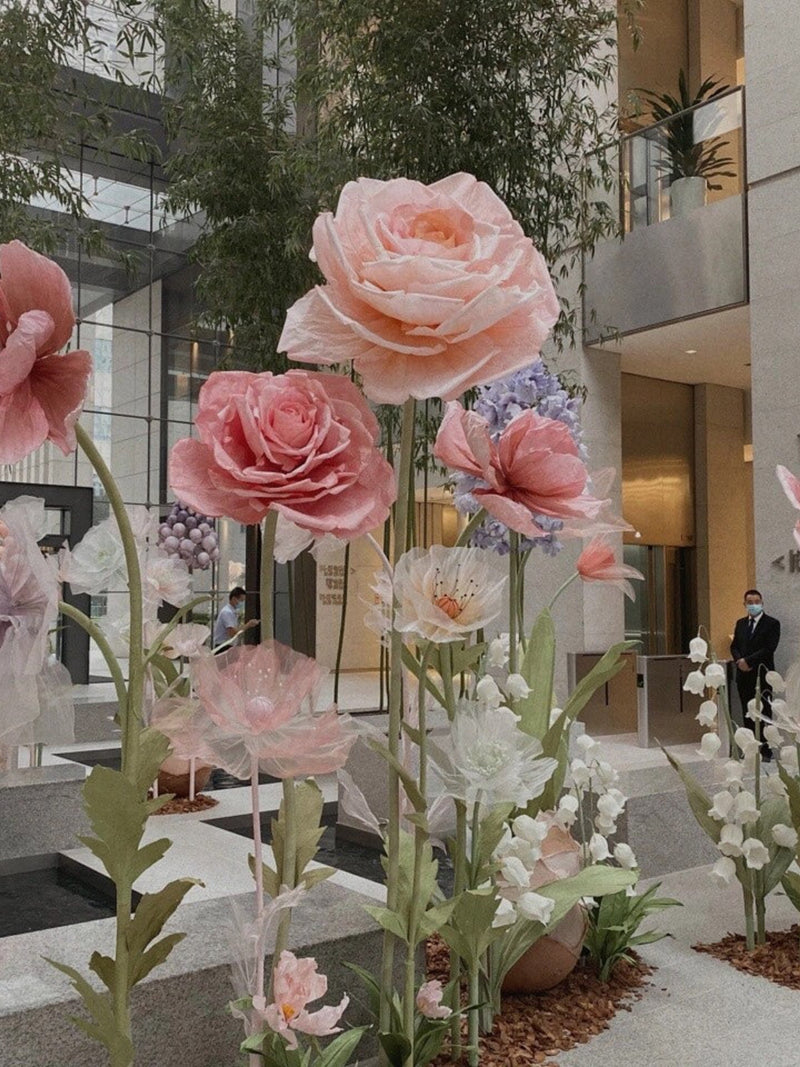 Giant Flower Blooms Gorgeous Perfect for Events Birthdays Weddings Corporate Backdrop 23PGF29 silk flower