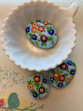 Hand-Painted Floral Rocks Set, Spring Flower , set of rocks, house warming gift, MotherÕs DayÕs gift, Valentine gift house warming flower